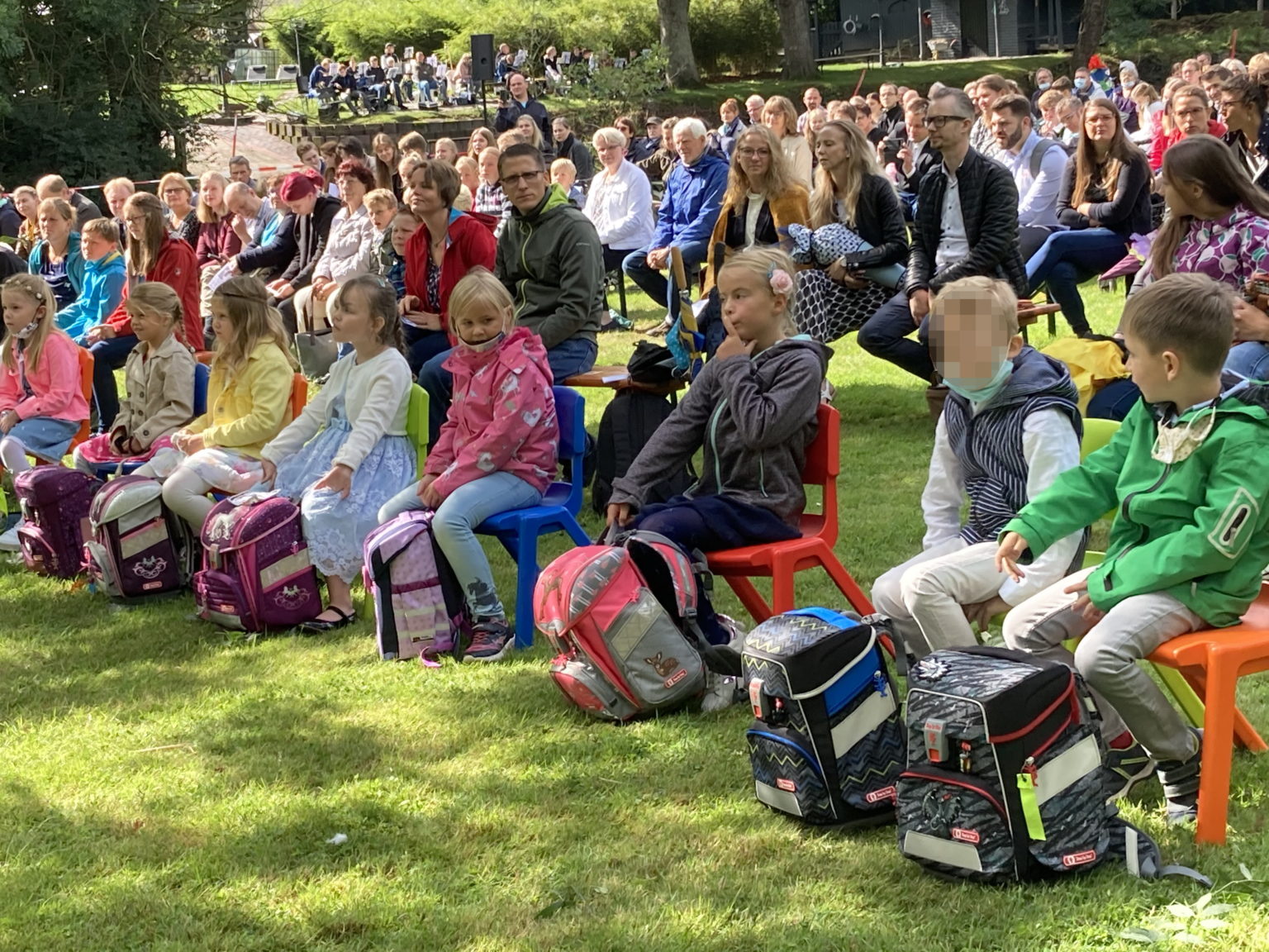 Einschulung im Park 2020 Herzlich willkommen